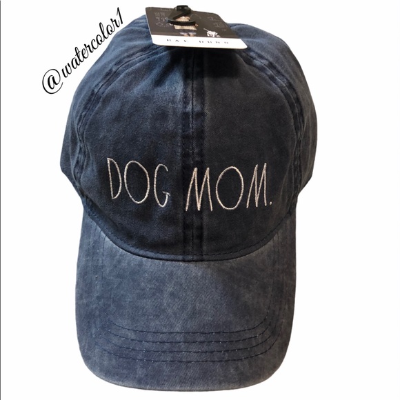 Rae Dunn Accessories - 🆕 Rae Dunn Dog Mom Baseball Hat Blue
